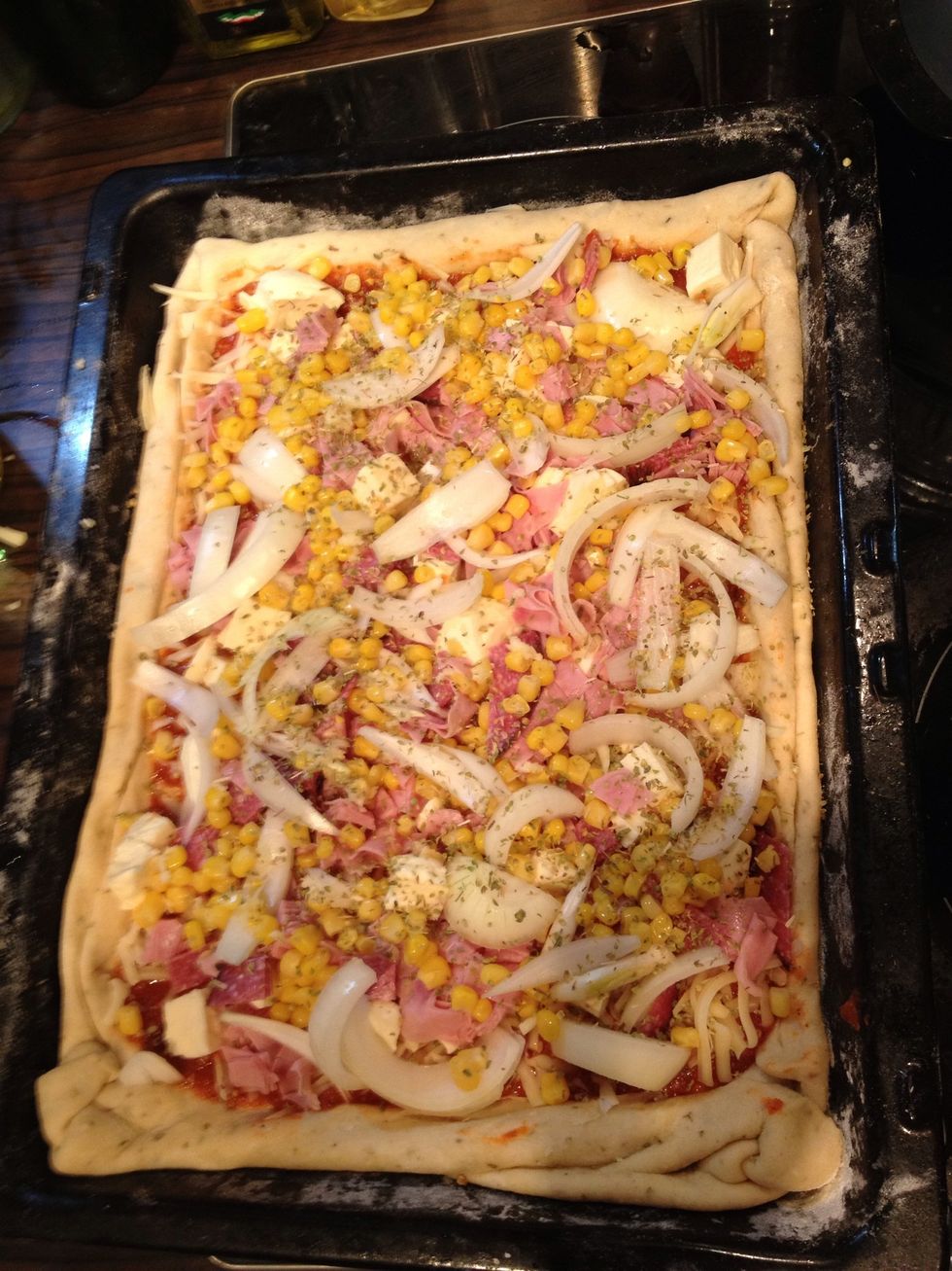 Add rest of your toppings