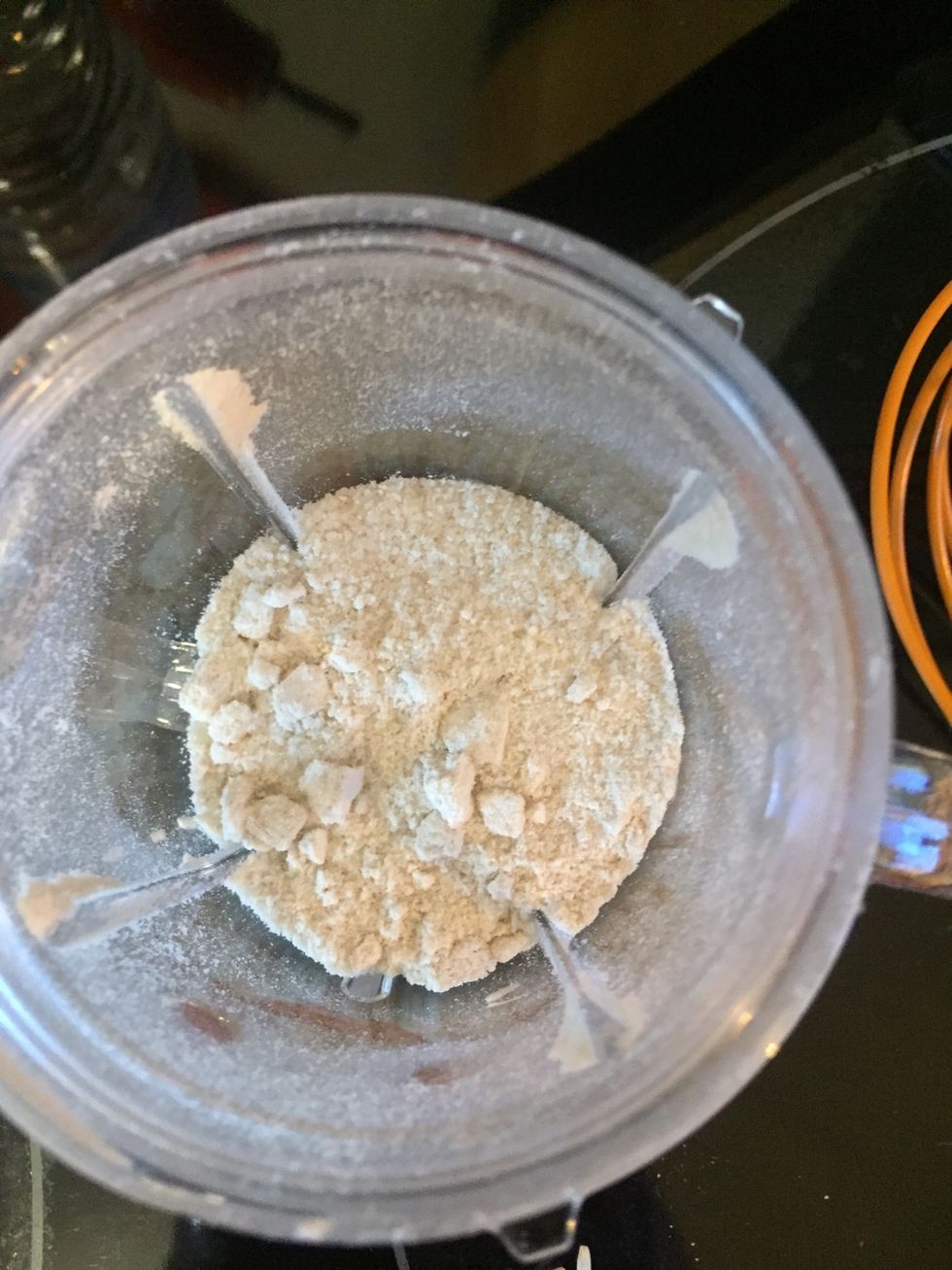 Add rice powder to boiling water stirring constantly for approximately 30 seconds