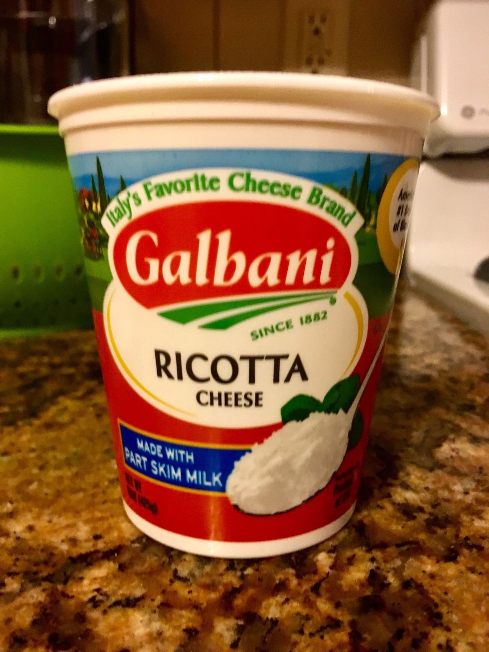 Add ricotta cheese on top when served!!!