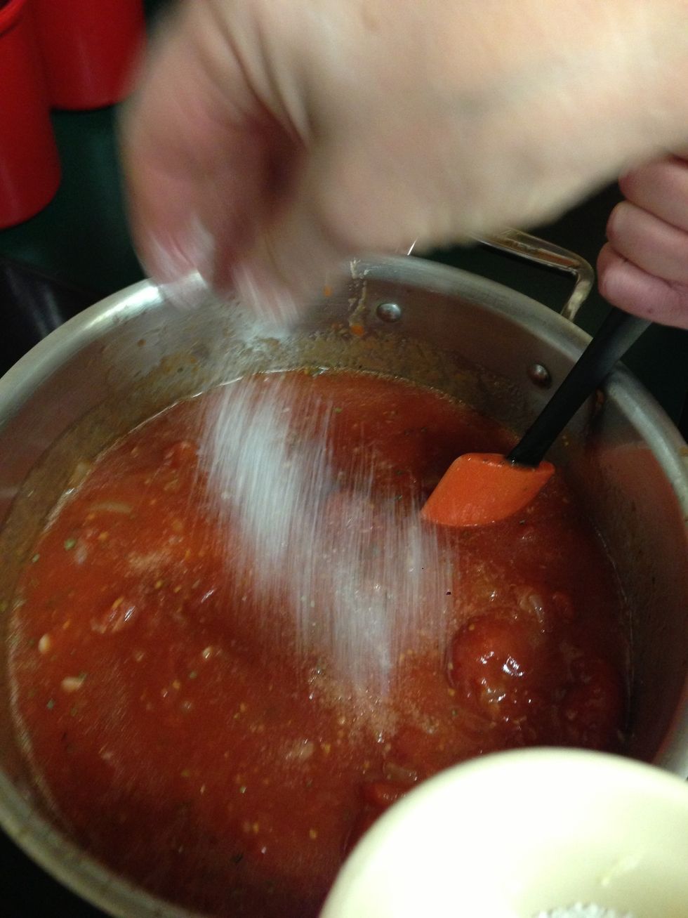 Add salt, about 2 TB