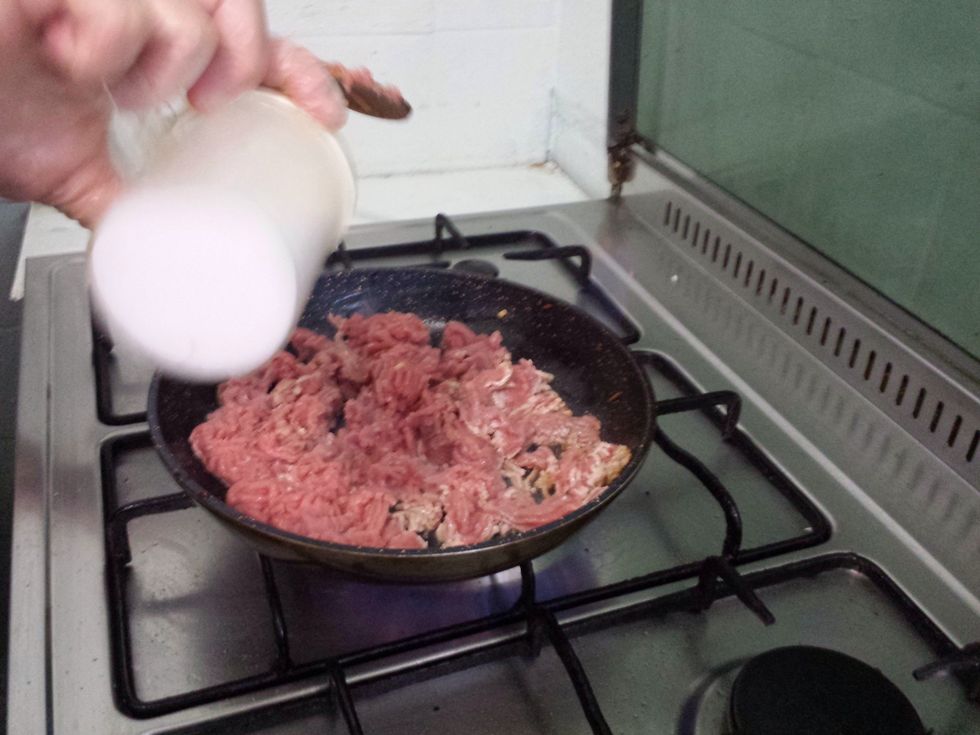Add salt. Add as much as you think you would need