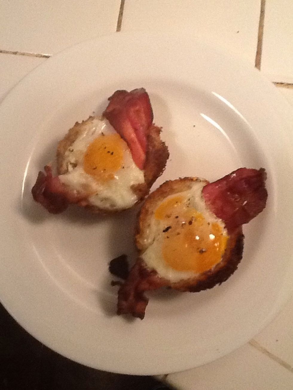 Add salt and pepper and enjoy!
