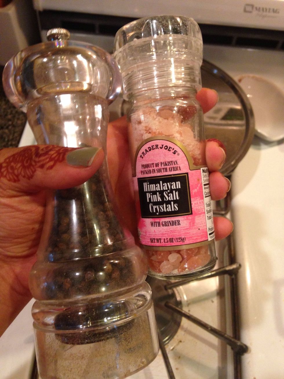 Add salt and pepper to taste.