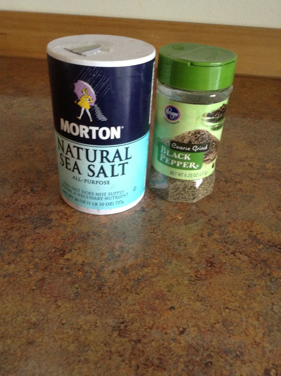 Add salt and pepper to taste