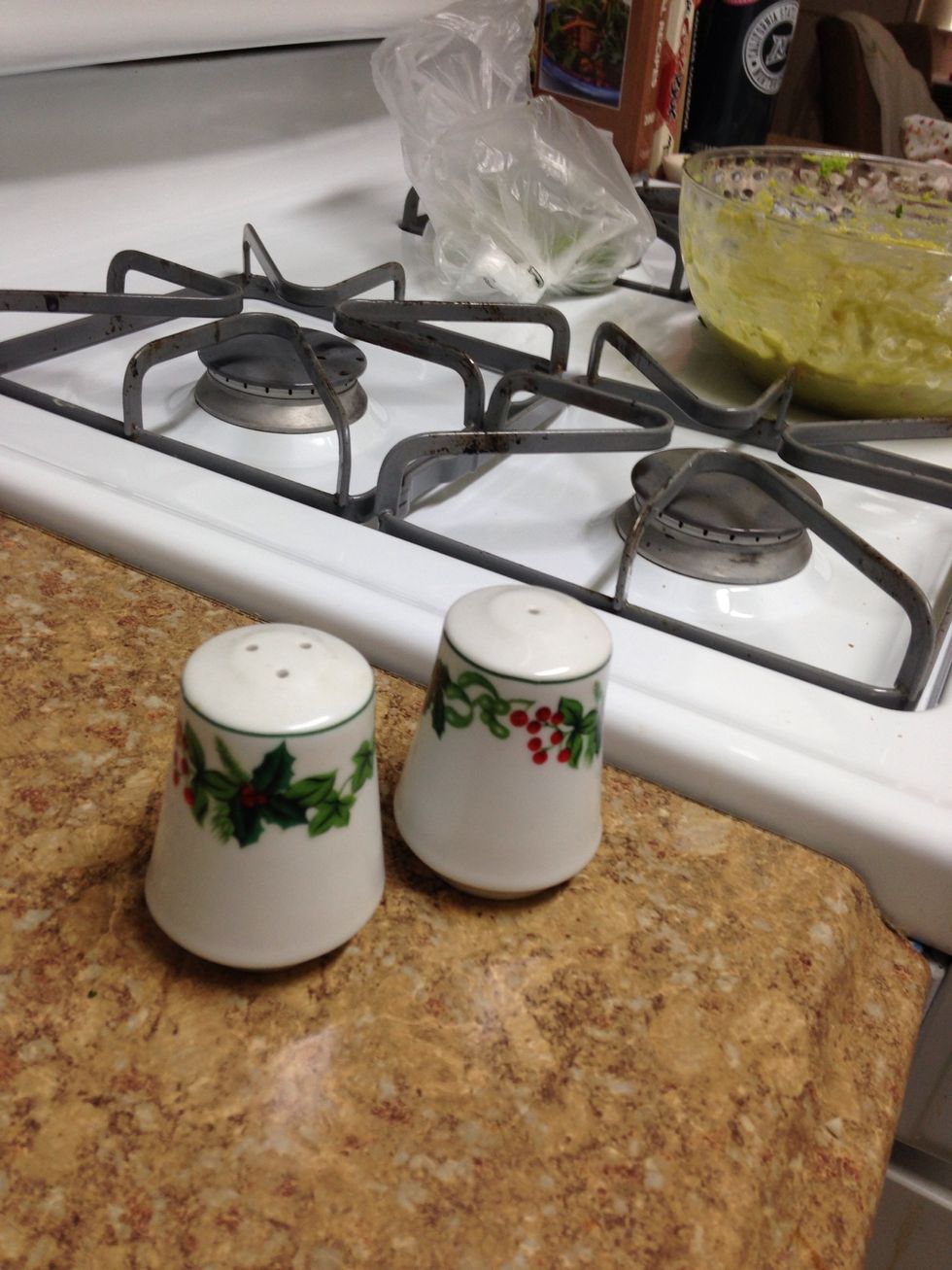 Add salt and pepper to taste