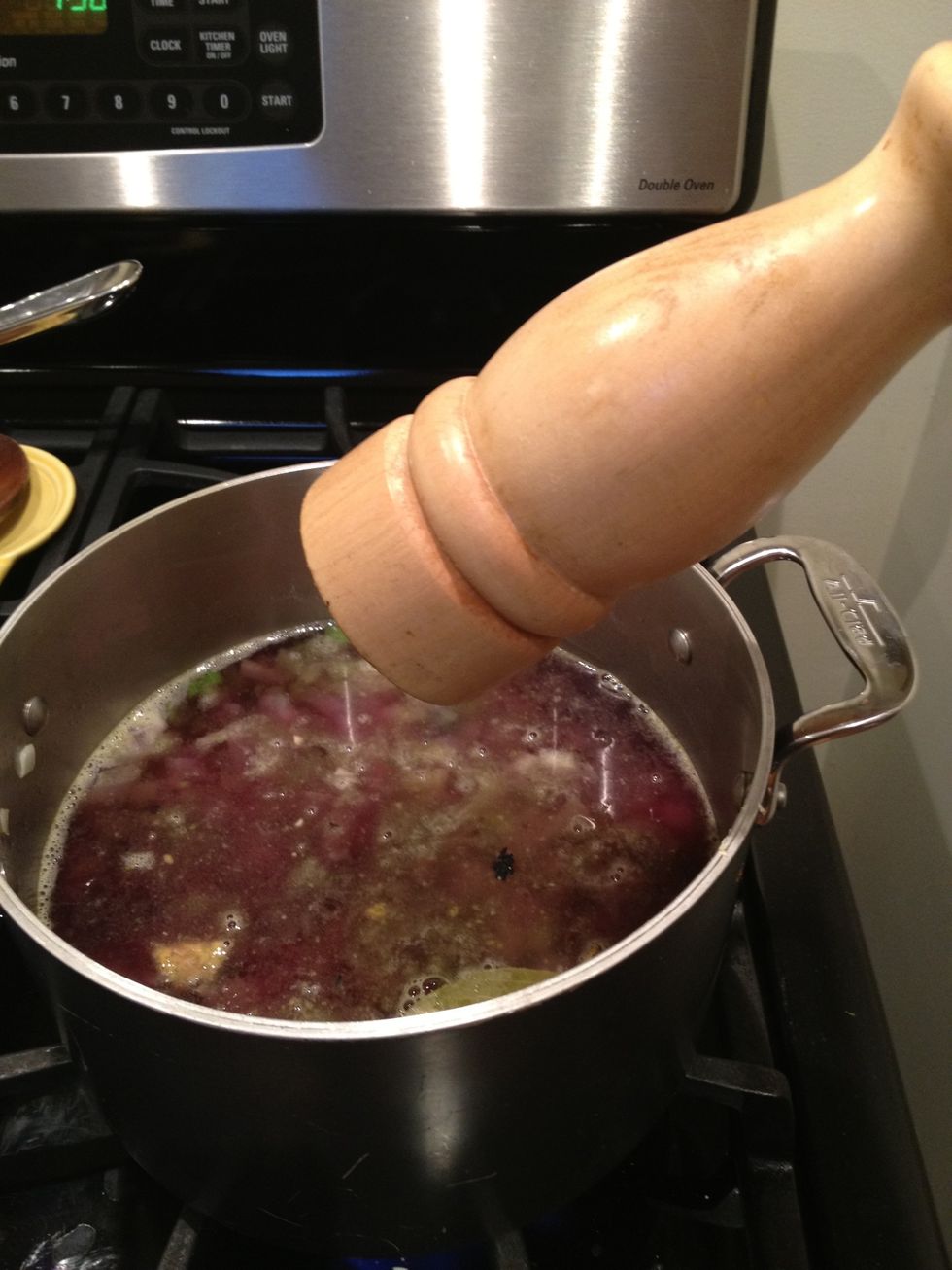 Add salt and pepper to taste.