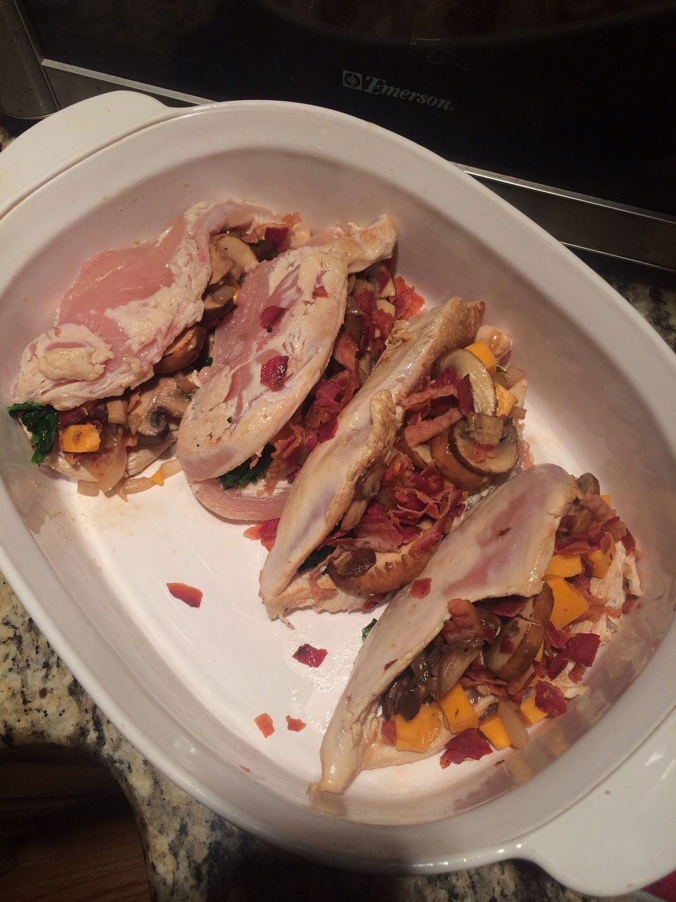 Add salt and pepper to your own liking