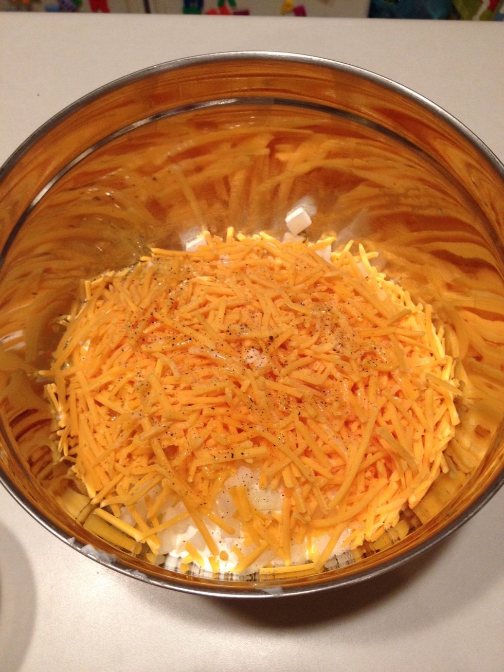 Add salt and pepper.