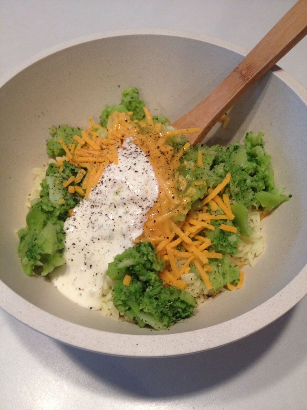 Add salt and pepper.