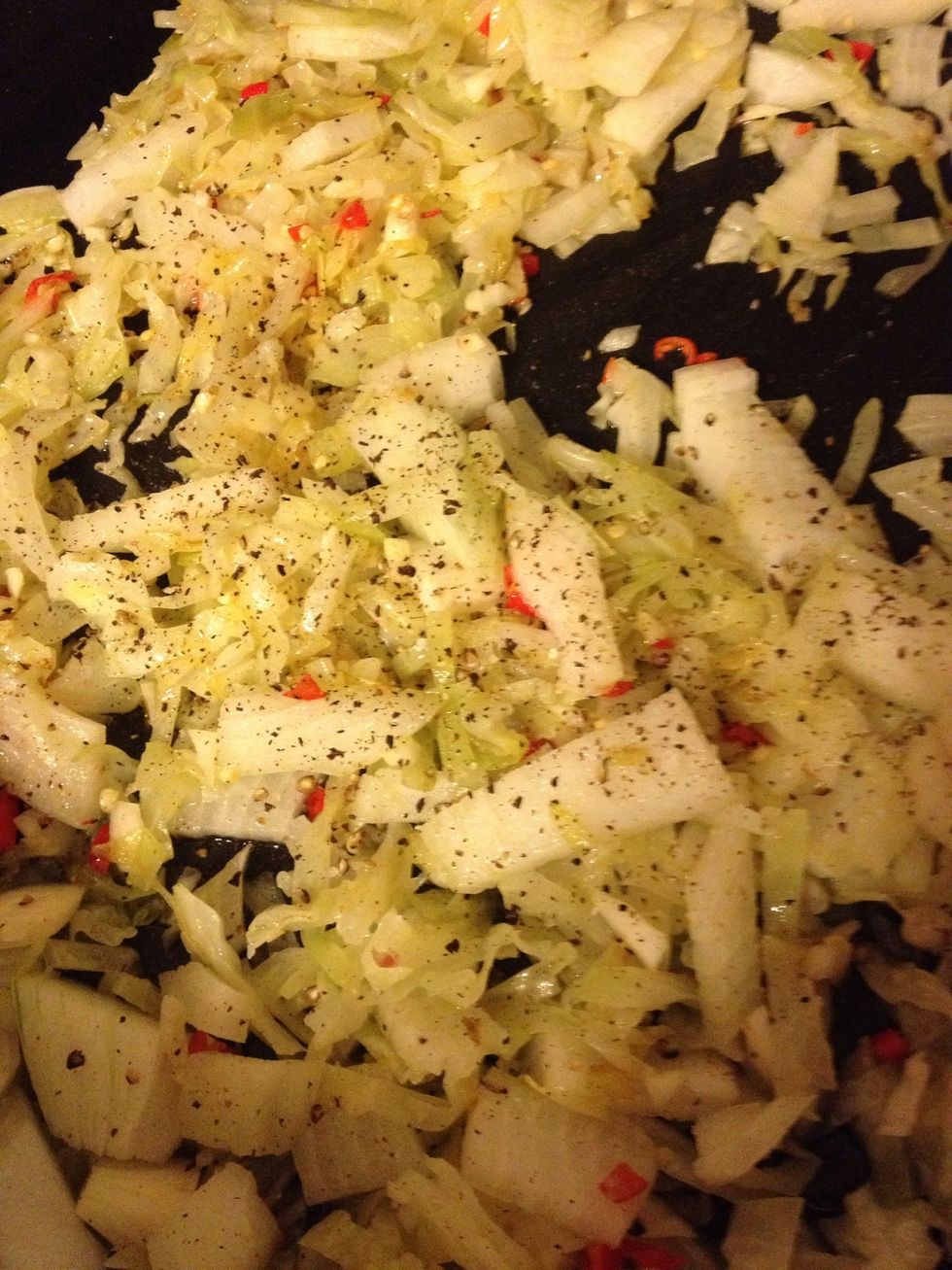 Add salt & pepper to taste.