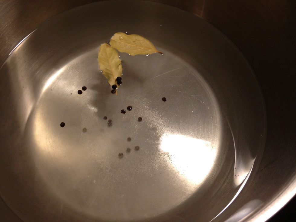 Add salt peppers and bay leaf.