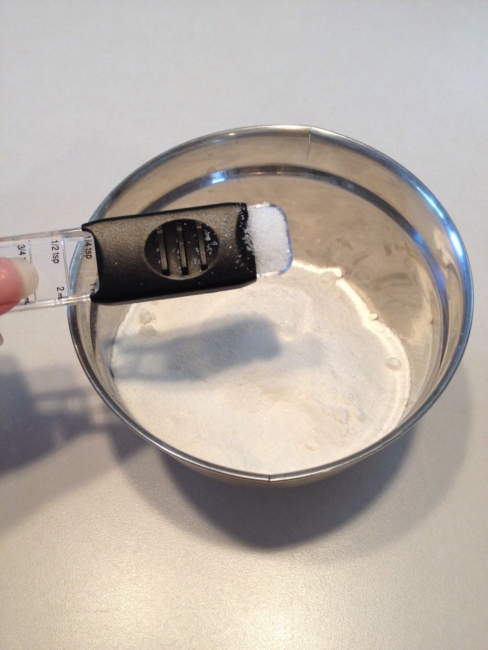 Add salt. Stir.