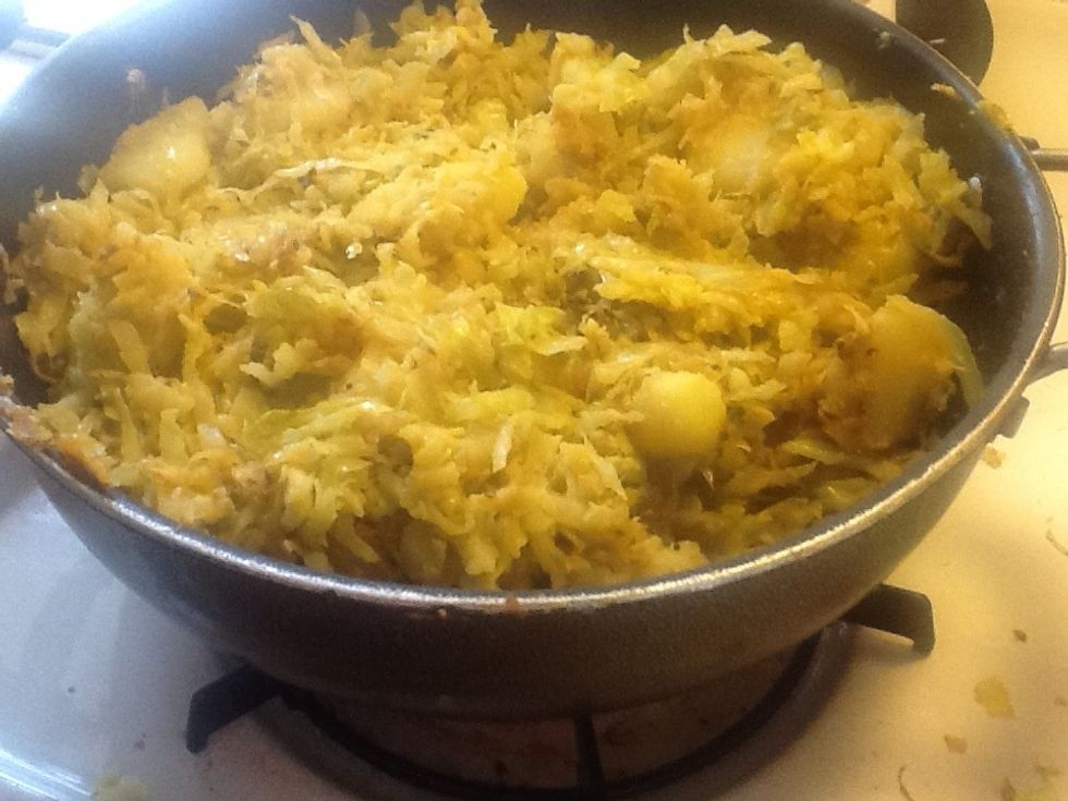 Add salt to taste and very little sugar. Let it cook for a few more minutes so that all the flavors blend