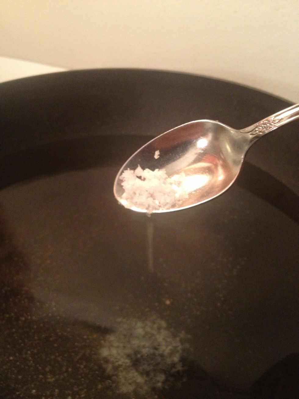 Add Salt to the boiling water