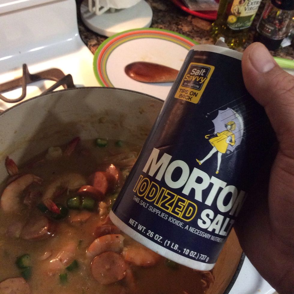 Add salt...