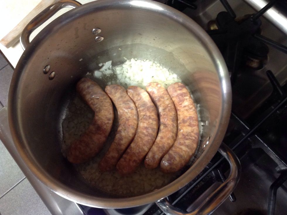 Add sausage.