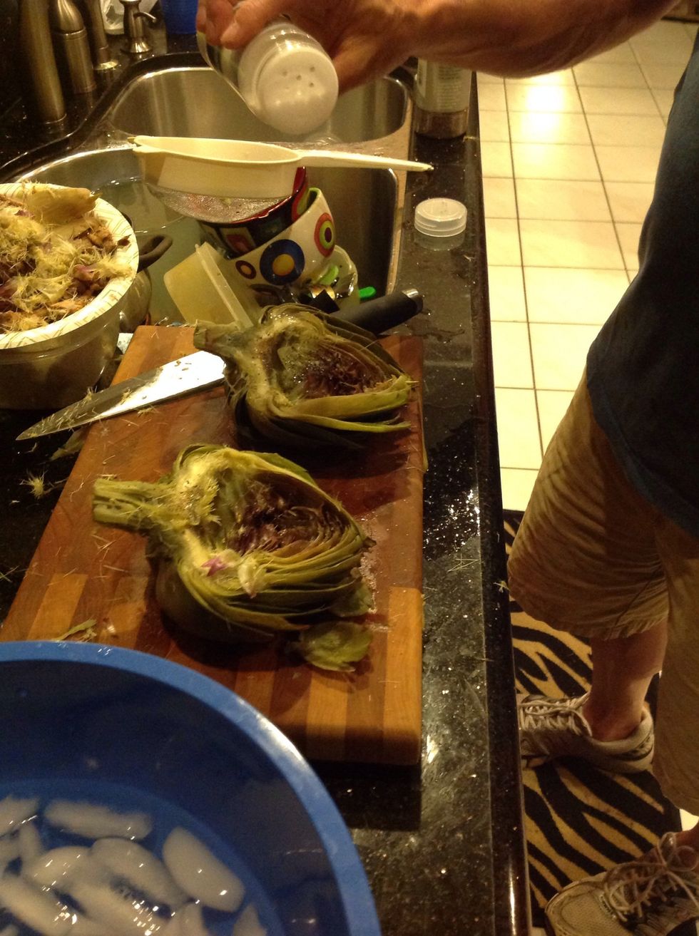 Add sea salt and pepper to taste.