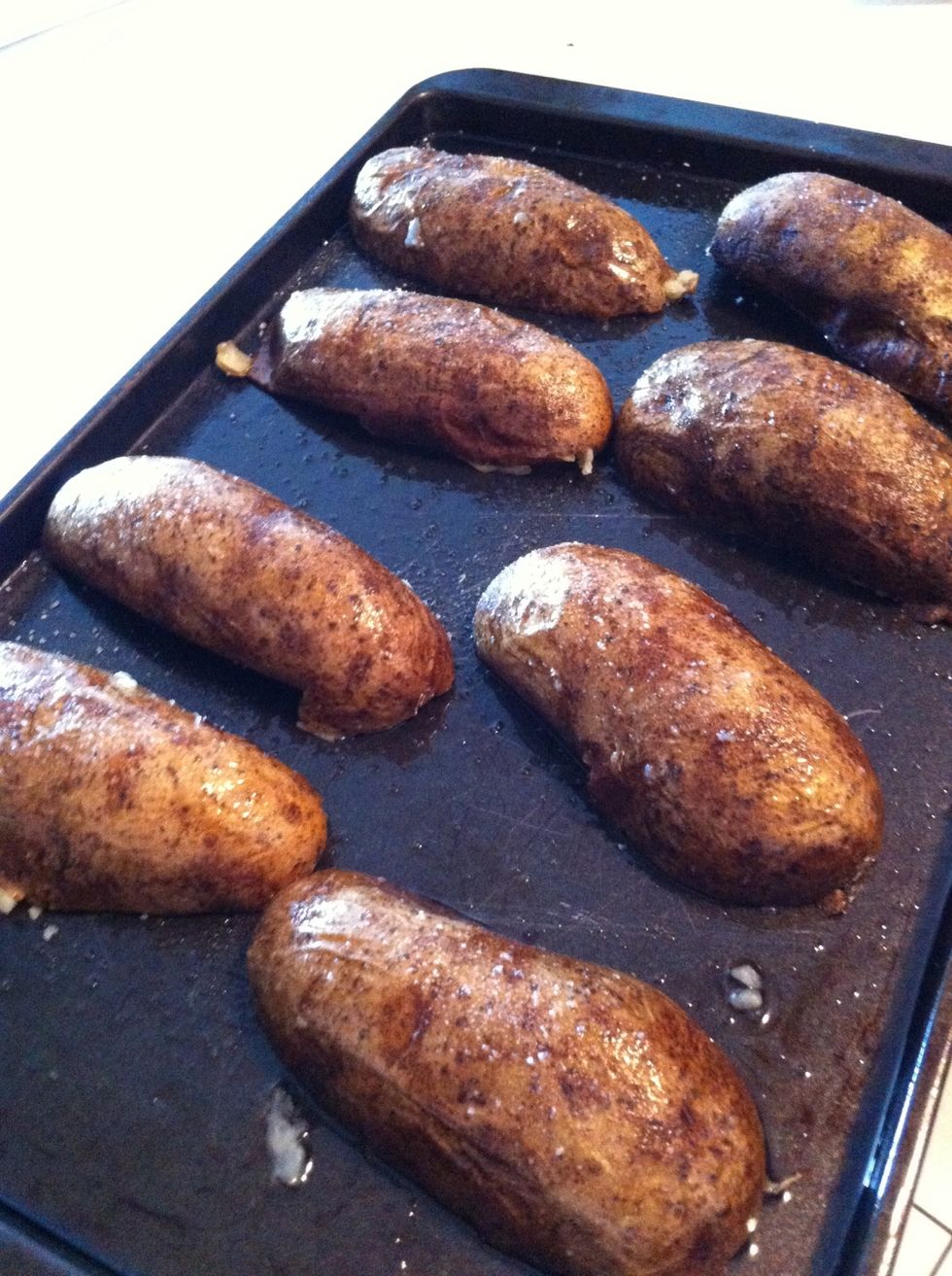 Add sea salt inside and out