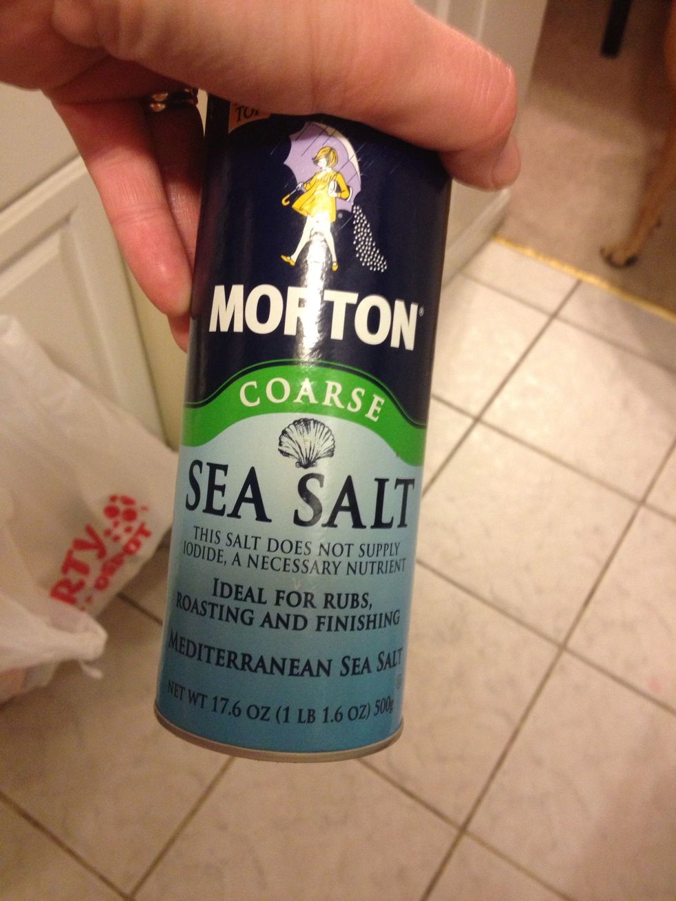 Add sea salt to cucumbers and tomatoes, a little goes a long way