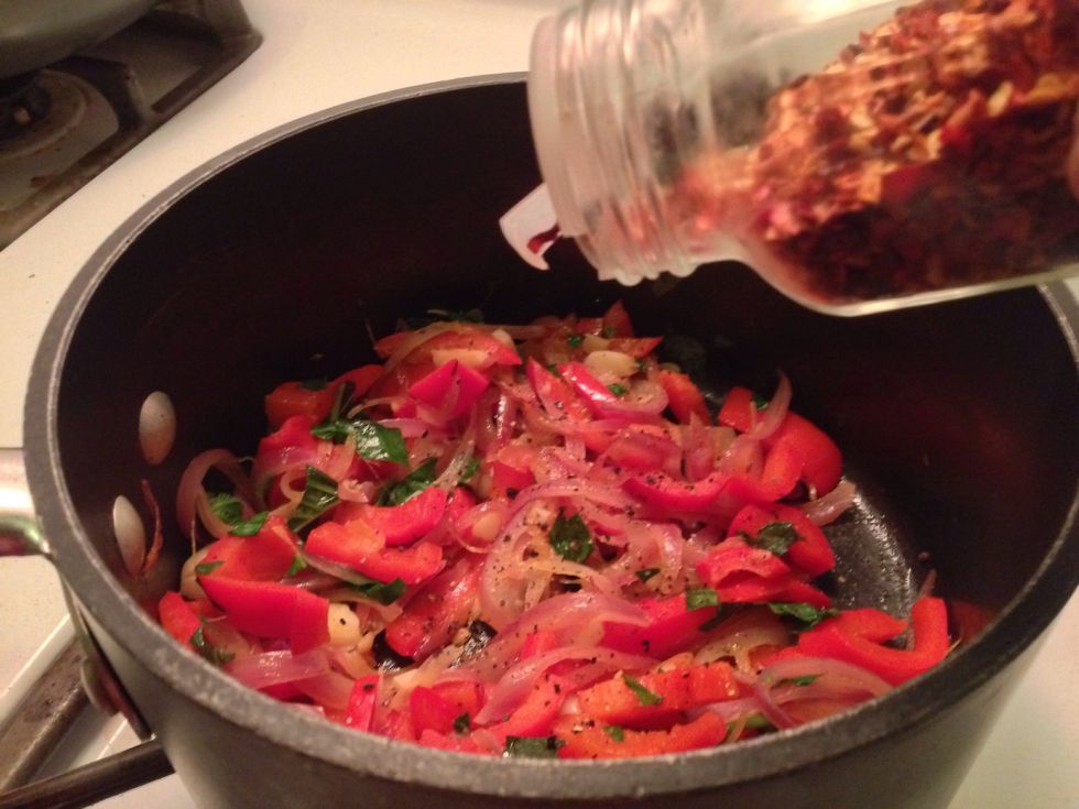 Add seasoning and mix well, cook until soft.
