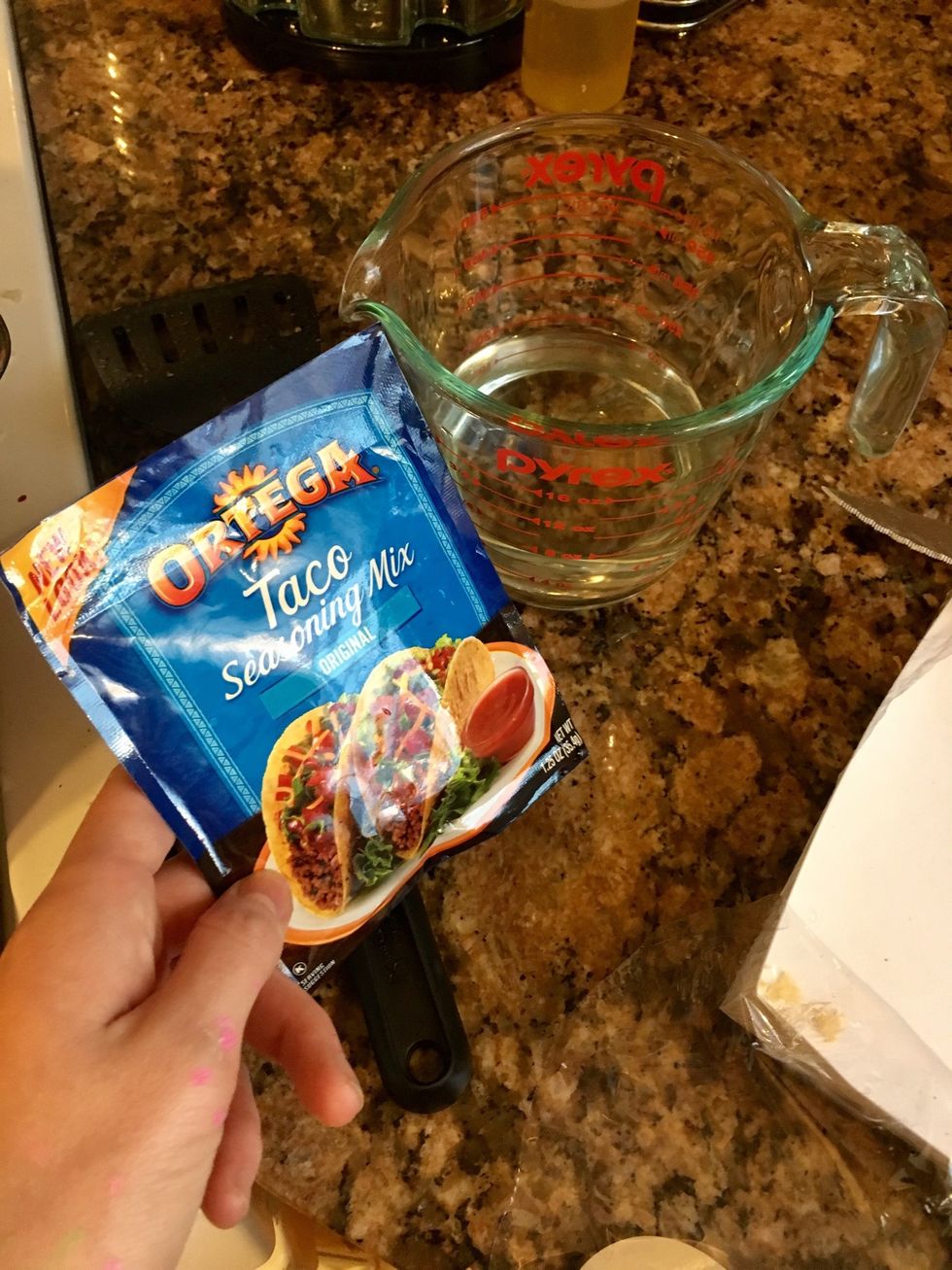 Add seasoning & water