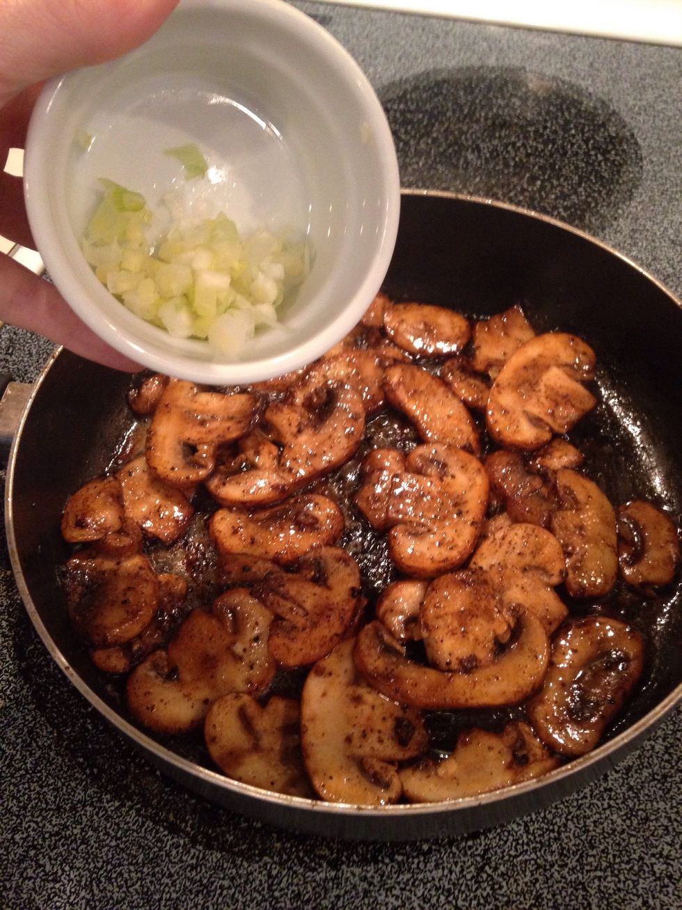 Add shallots.