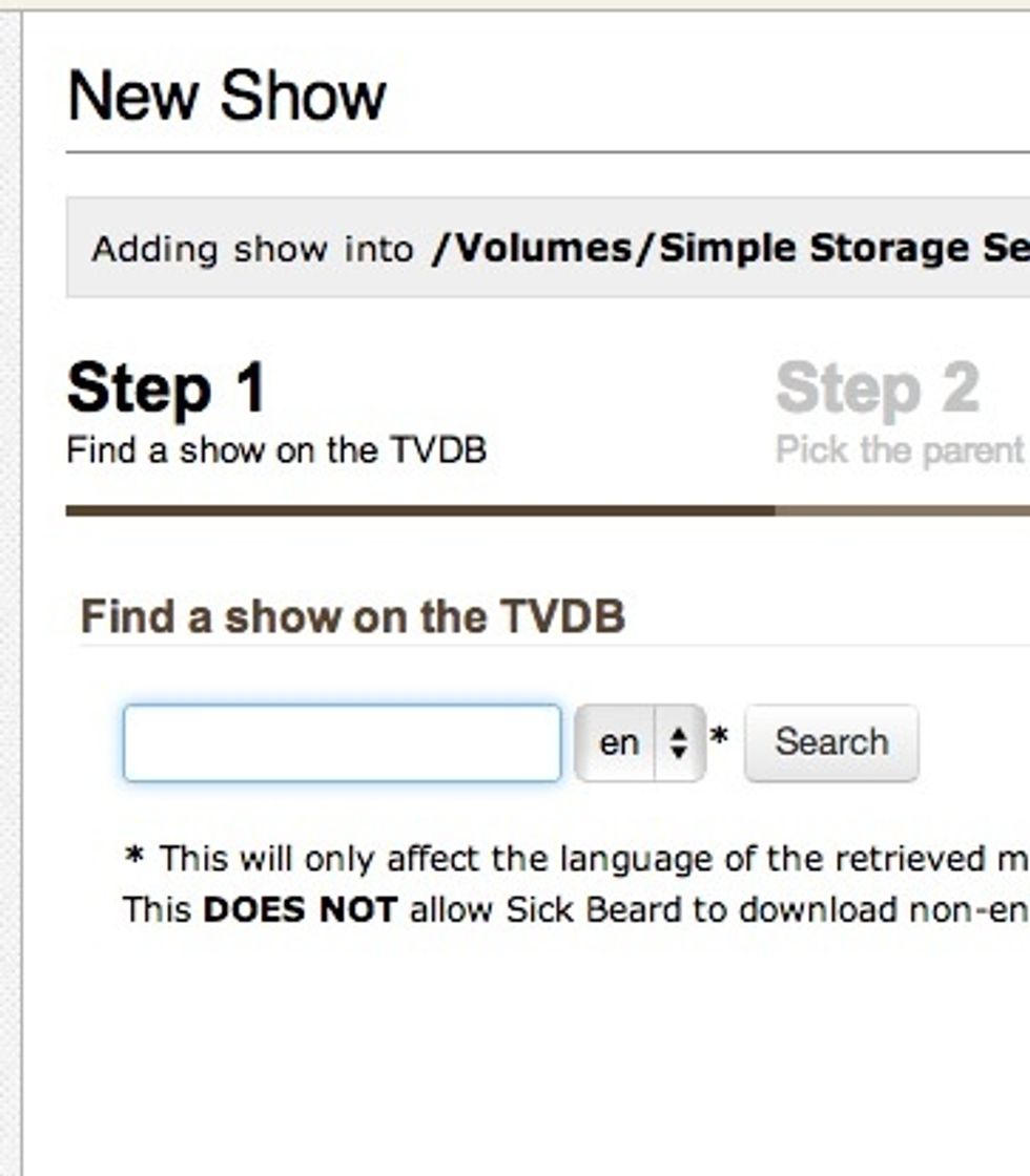 Add shows...