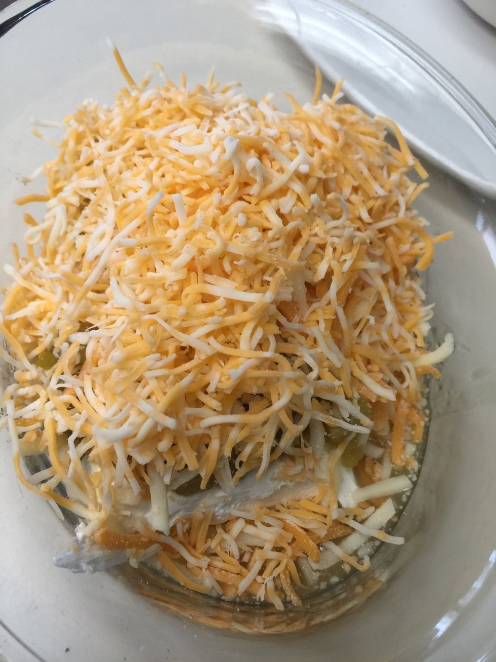 Add shredded cheese