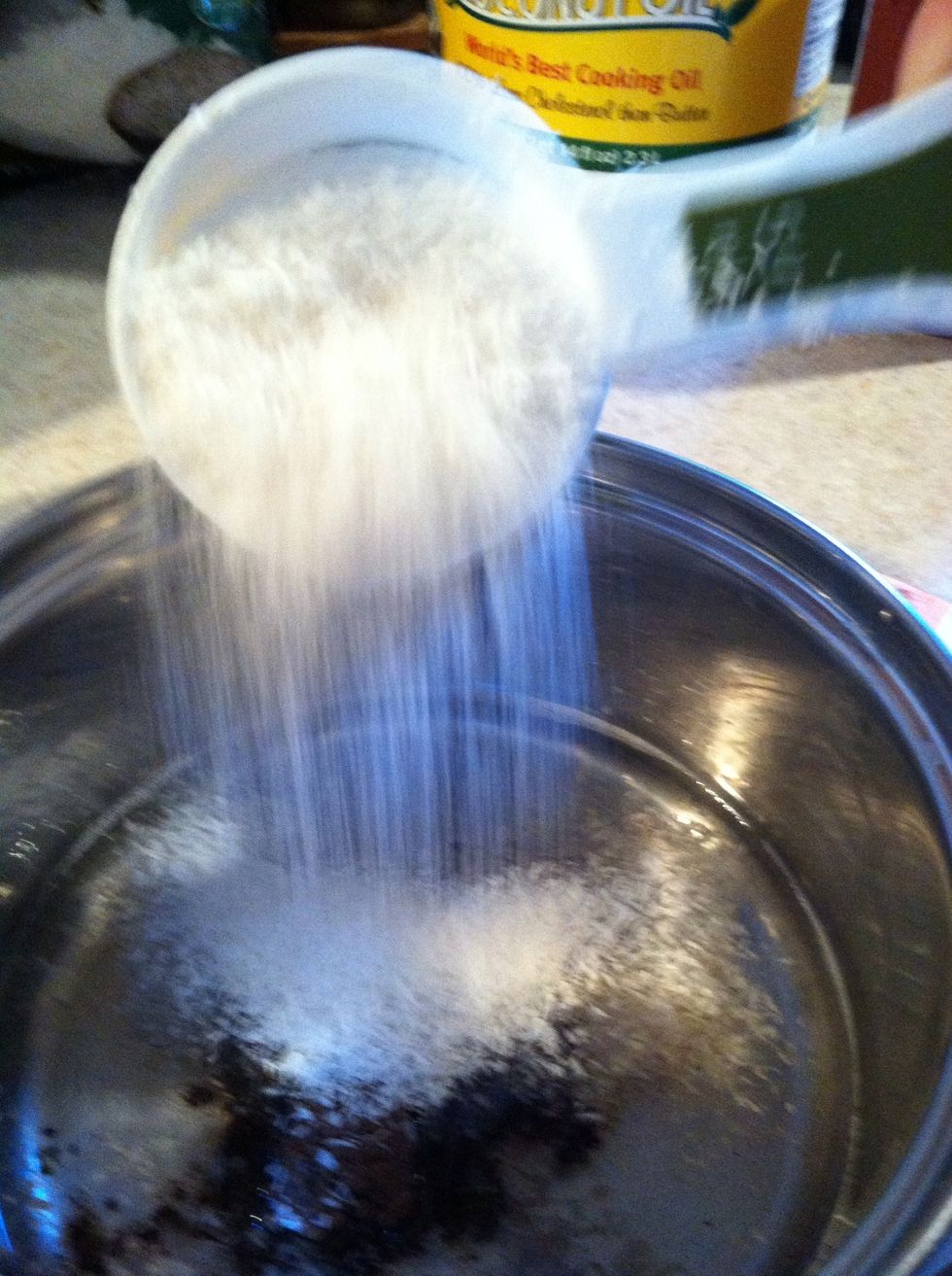 Add shredded coconut. The measurements on all of this can be to taste. Ingredients can vary too. Add what sounds good.... And then tell me\ud83d\ude0a