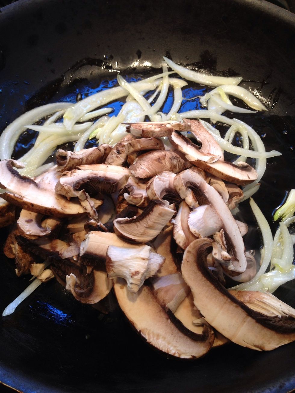 Add sliced mushroom