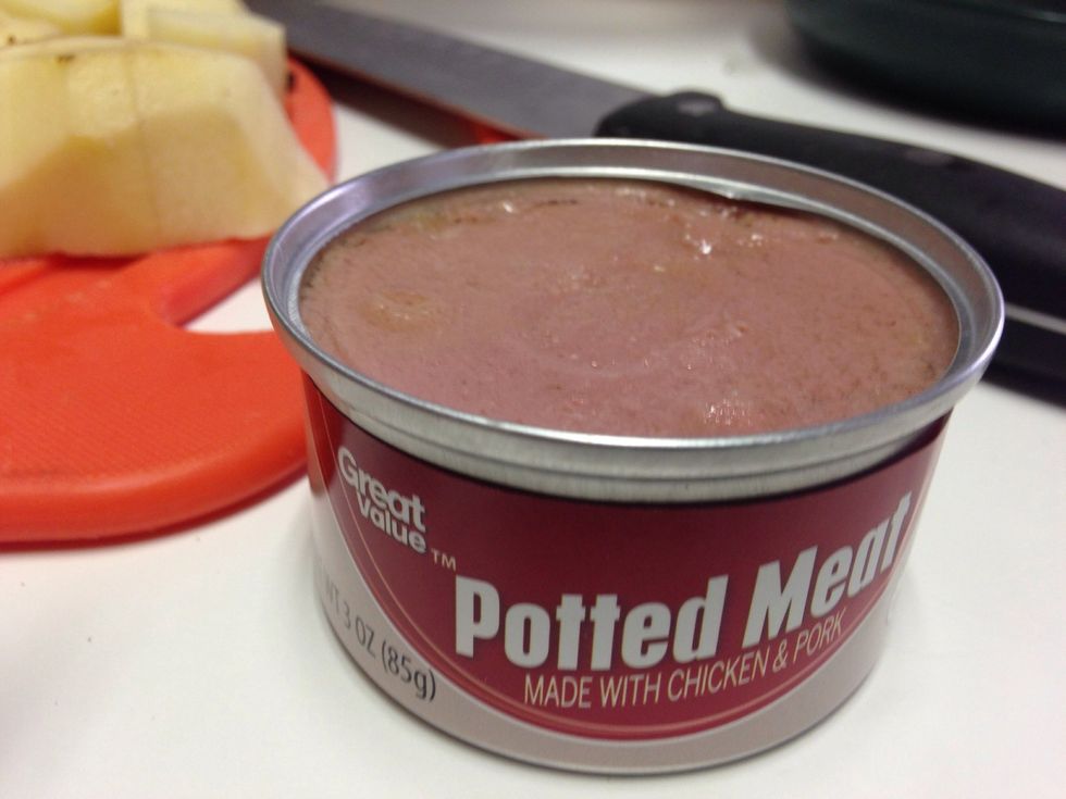 Add small can potted meat