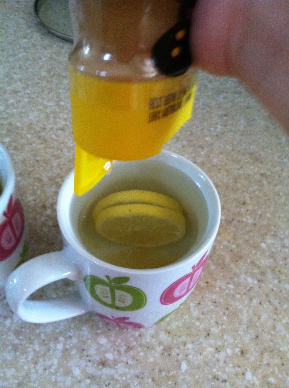 Add some ( a lot :P ) of honey. Mine was frozen and I had to heat it up in the microwave.