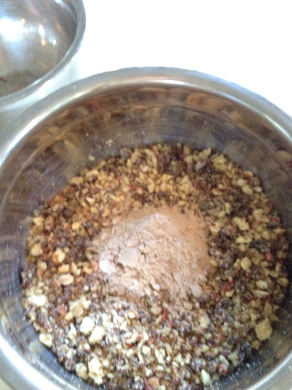 Add some almond meal and Mix it all up