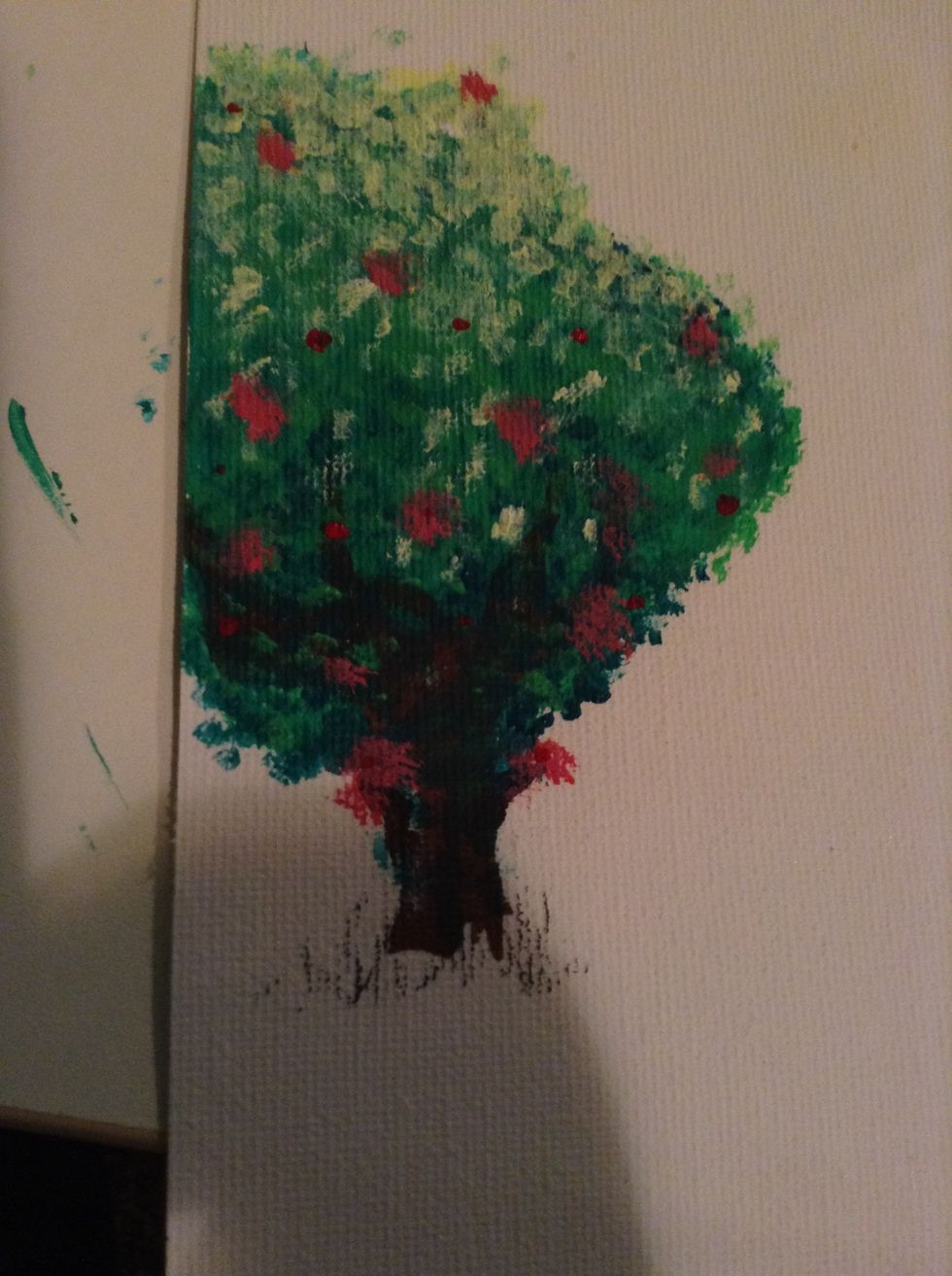 add some blossoms....or just any color!! I like to put some blue in it sometimes!!