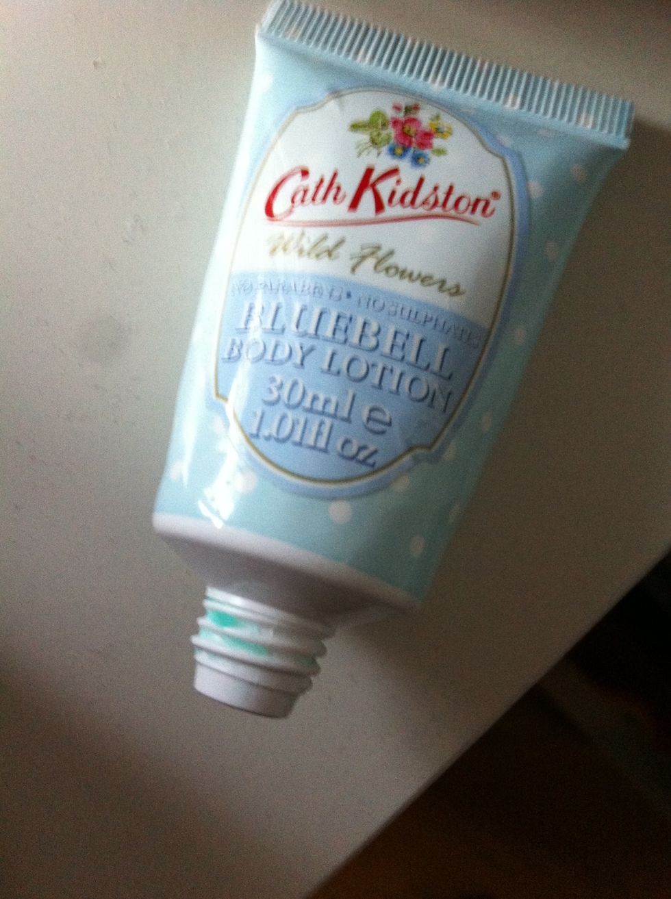 Add some bluebell handcream for a creamy texture