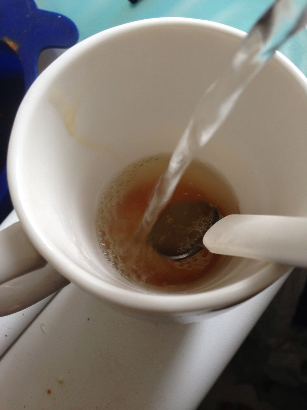 Add some boiling water