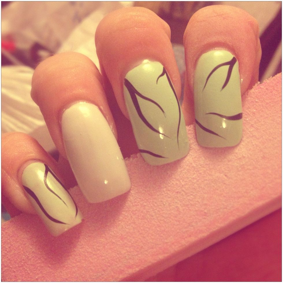 Add some branches with your striper.