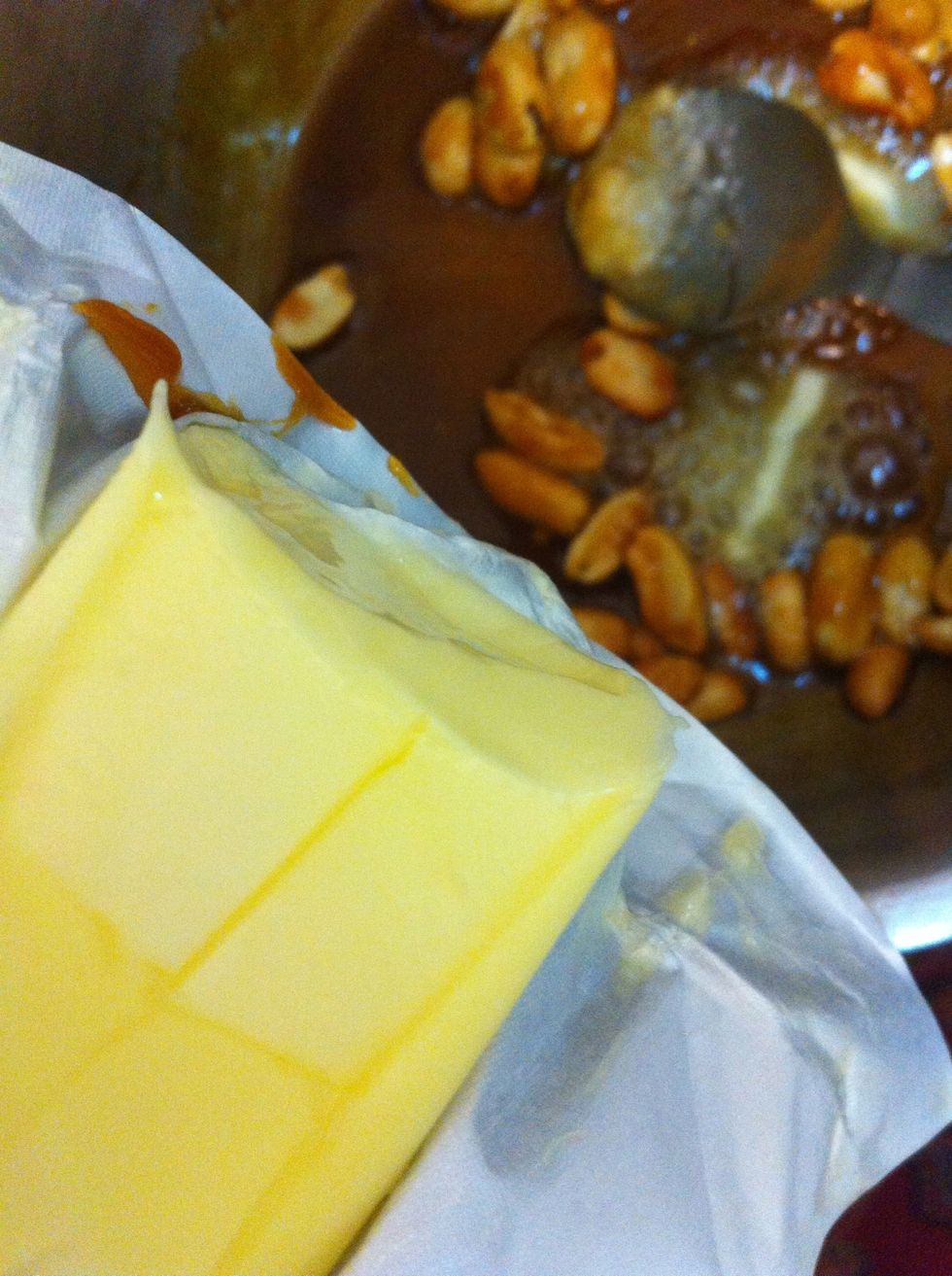 Add some butter. Just a little. It'll add more flavor to the caramel and make it like toffee