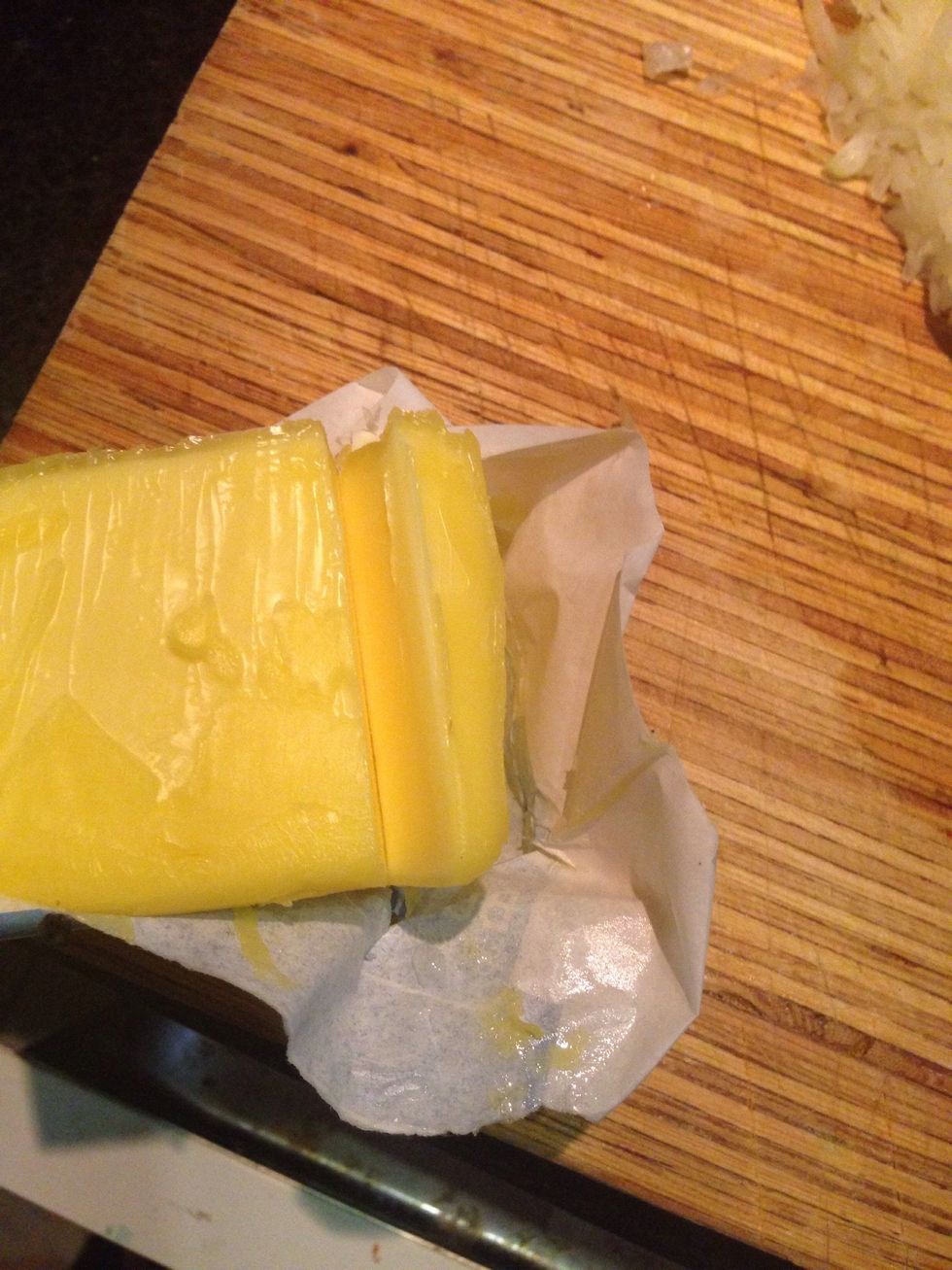 Add some butter to a pan
