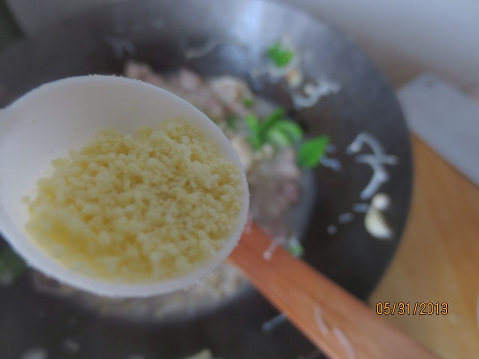 Add some chicken bouillon powder
