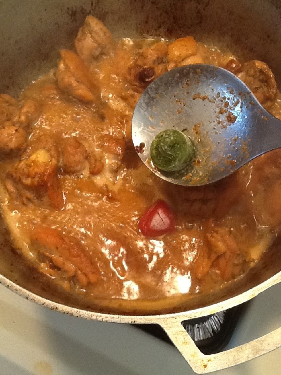 Add some cilantro. I also freeze it. If you can get your hands on fresh cilantro add a few sprigs right now.