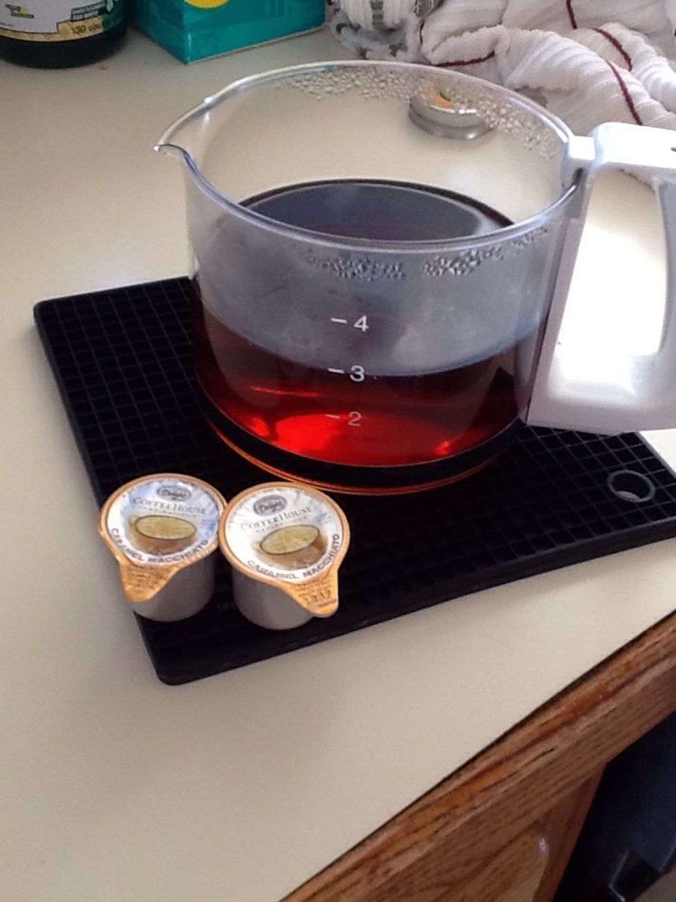 Add some creamer. Just enough that it's sweeter but not over the top, or however you want or make it.