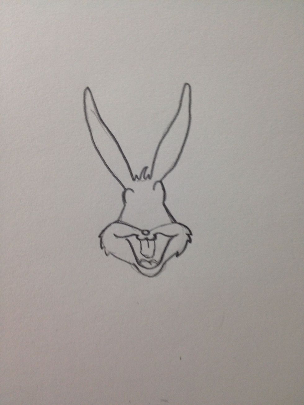 Add some details to the top of the head and cheeks