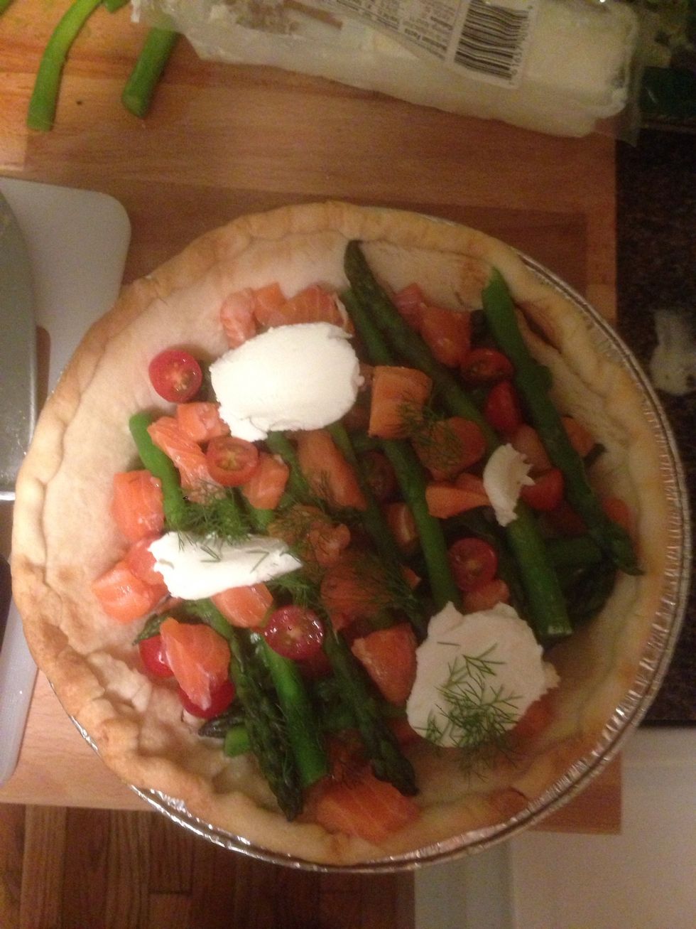 Add some dill and goat cheese