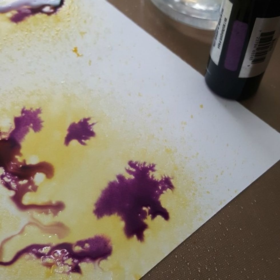 add some drops of Minx - Majestic ink