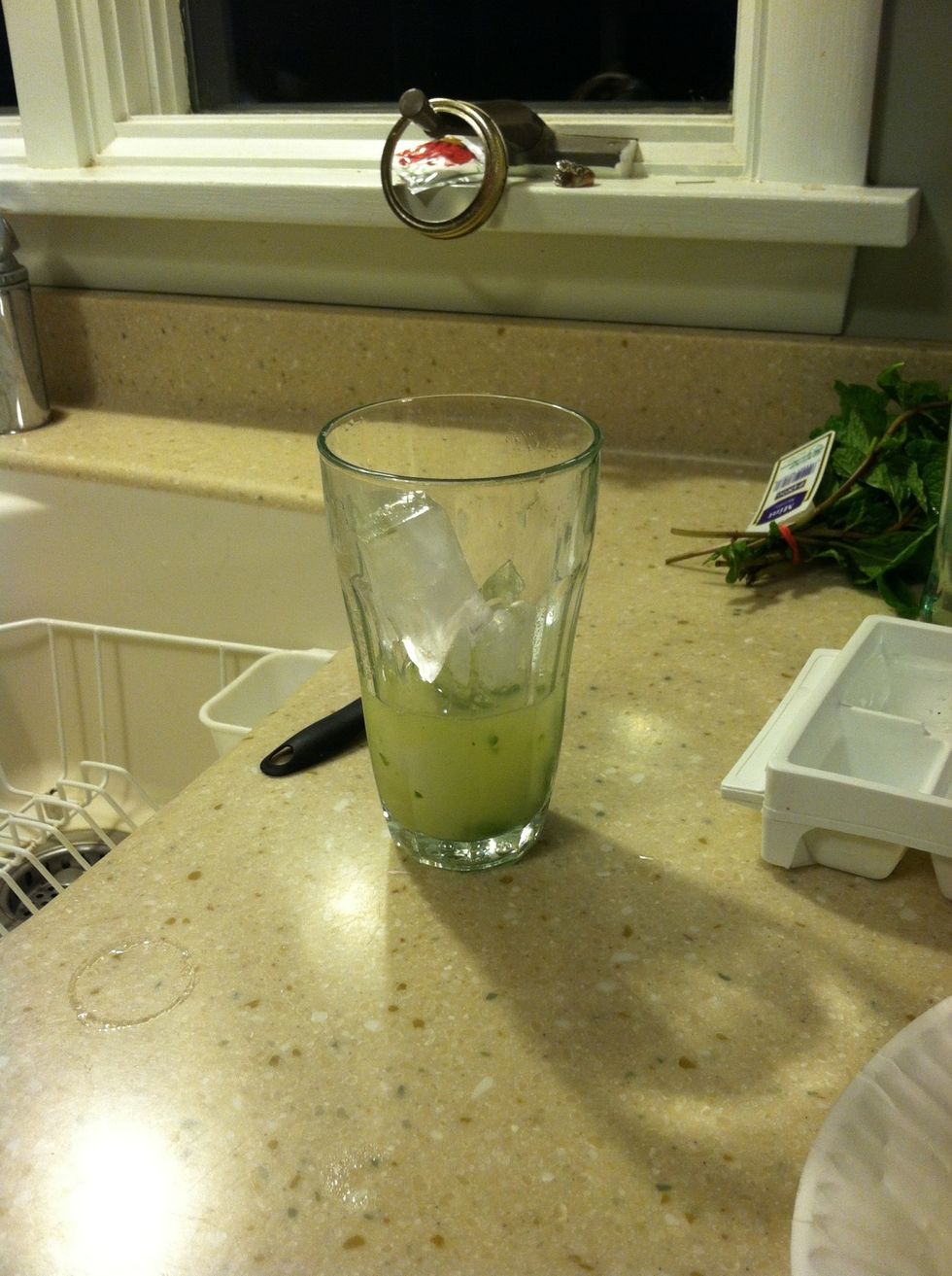Add some ice after you've muddled!