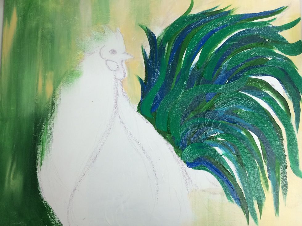 Add some lighter green.