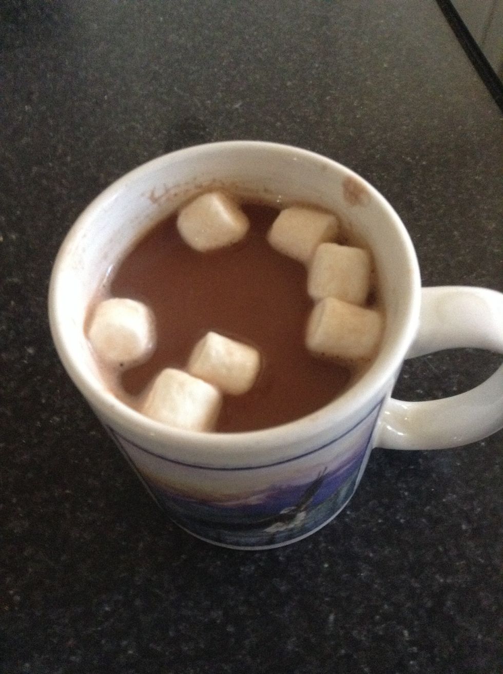 Add some marshmallows.