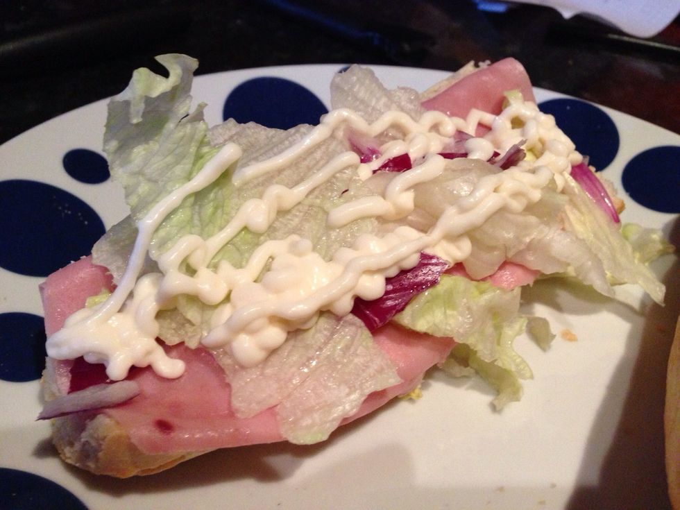 Add some mayonnaise.