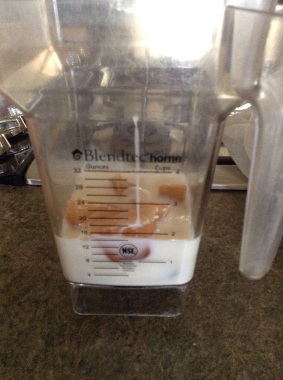 Add some milk  You can also just add more chai as a liquid if you would like